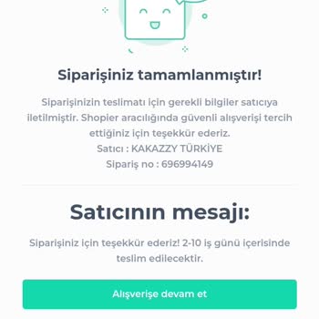 Kakazzytr Siparişimle İlgili Bilgi Alamıyorum