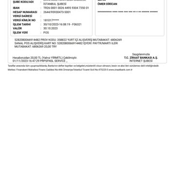 Hesabımdan Habersiz Paytr/martı İleri Adına Para Çekilmiş