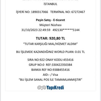 Getir Online Satış Yerinden Mağdur Edildim