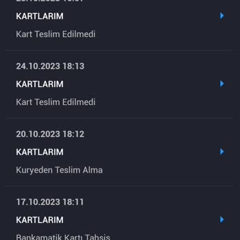 İş Bankası Banka Kartım Günlerdir Elime Ulaşmadı!