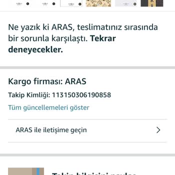 Amazon Neden Aras Kargo İle Ürün Gönderiyorsunuz