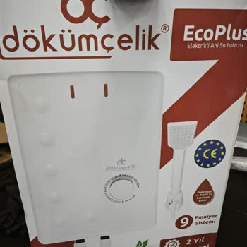 Dökümçelik Elektrikli Şofben 7500w Su Veriyor