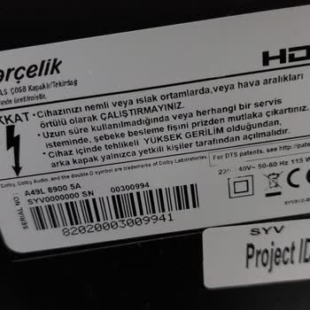 Arçelik TV Ekranım Kendi Kendine Önce Mavi Oldu Sonra Tamamen Kapandı