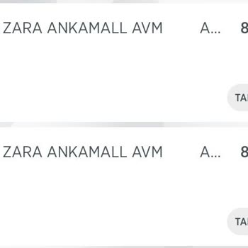 Zara Ankamall 1 Ürün İçin 2 Defa Çekim Yapıldı Ve İade Yapılmadı!