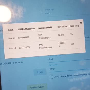 Turkcell Borcumun Olmadı Dosyaların Kapanması