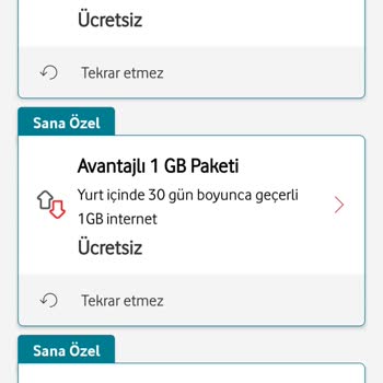 Vodafone Ücretsiz Denilen Paketlerden Ücret Kesti