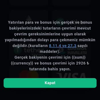 7Slots Para Çekimi Yapamıyorum