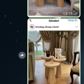 Bozdag.ahsap.metal (Instagram) Instagram Üzerinden Yapılan Gerçek Olmayan Satış