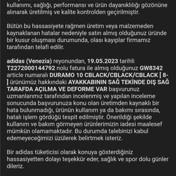 Adidas Venezia Spor Ayakkabı Kalitesizliği.