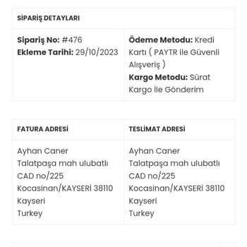 Tohum Marketim Tohummarketim.com'dan Verdiğim Sipariş Hala Gönderilmedi