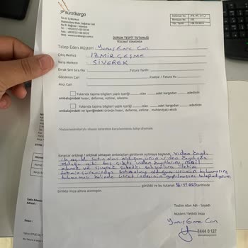 Sürat Kargo İle Yaşanan Sorun