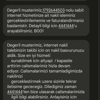 Türk Telekom Nakil İşlemimi Tamamlamıyor Hizmet Alamıyorum