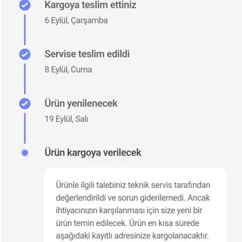 Hepsiburada Tamiri Mümkün Olmayan Ürünün Yenisini Göndermiyorlar.