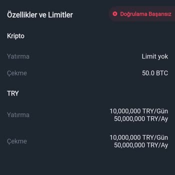 Binance TR Kimlik Tanıma Hatası Veriyor