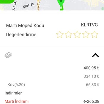 Martı Moped Harita Hatası