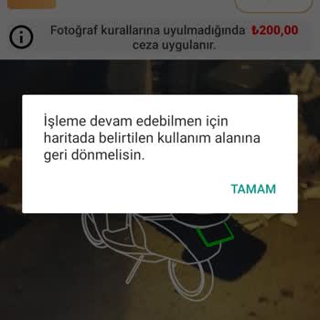 Martı Moped Harita Hatası
