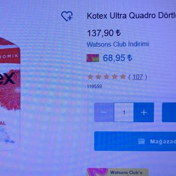 Watsons Card İle İndirim Fiyatı Ve Kasa Fiyatının Uyuşmaması