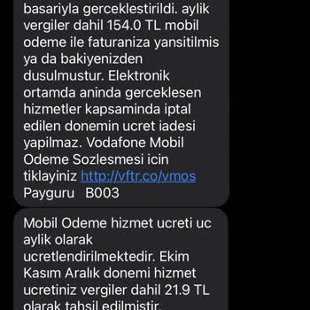 Vodafone Pay Bilgim Dışında Css Media Gmbh'ye Yapılan Abonelik Ücretinin İptali