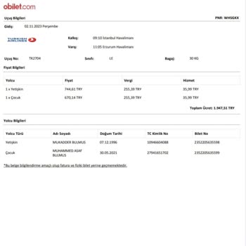 Obilet 15 Saatte İptal Edilen Bilet Ücretini İade Etmiyor