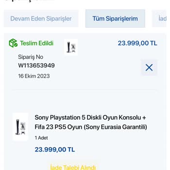 D&R PS5 Yanlış Bilgi Ve İade Saçmalığı!