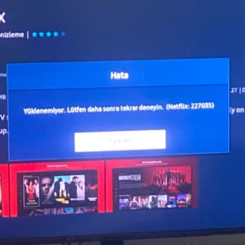 Samsung TV Yükleme Yapamıyorum