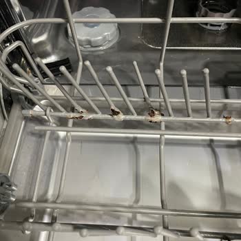 Franke Bulaşık Makinesinin Alt Ve Üst Sepetinin Paslanması Ve Çürümesi