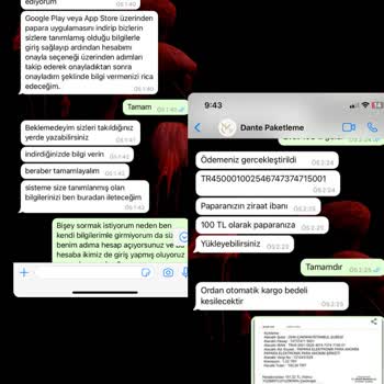 Paketleme İşi Ve P*****a Hesabındaki Bilgilerim