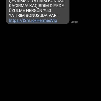 Vodafone Sürekli Engellediğim Numaralardan Kumarhane İletisi Geliyor