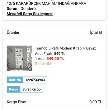 A101 Hasarlı Ürünün İade Ücretini Yapmadı