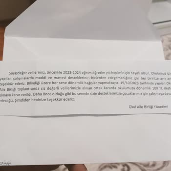 Milli Eğitim Bakanlığı (MEB) Haksız Yere Para Toplanması