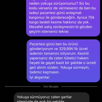 Gece İncisi 1 Haftadır Ücret İadem Yapılmıyor