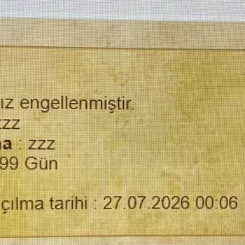 Milasmt2.com Milas MT2 Sebepsiz Hesap Engelleme