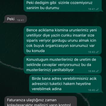 Clsema Organizasyon Sorunu Olan Bir İsletme Tüketici Olarak İade İstiyorum