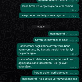 Tuğram Butik Ürünlerimi Göndermedi Şikayet Ediyorum