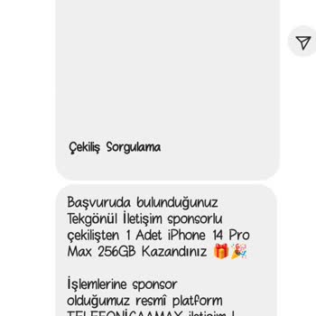 Teknocarts İPhone 14 Çekilişi