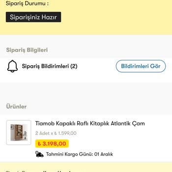 Şok Aktüelden Aldığım Kitaplık 1 Aydır Teslim Edilmedi!