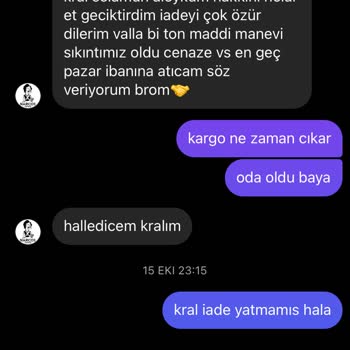 Narcosvintage (Instagram) Para İadesi Yapılmadı Ve Mesajlarıma Dönüş Yapılmıyor