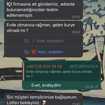 Kargoist Ücreti Alıp Evde Bulamıyor.