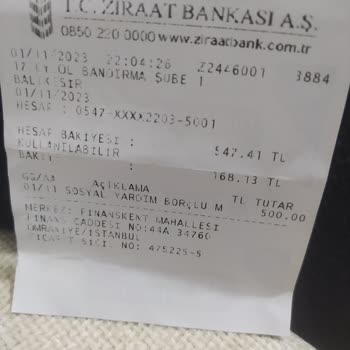 Ziraat Bankası Yardım Parası Bloke Kaldırma