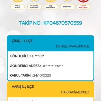 PTT Kargom Kayıp