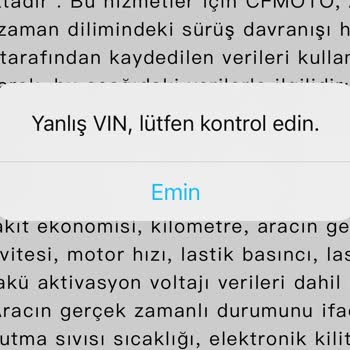CFMOTO 250SR VINN Hatalı Kod Diyor