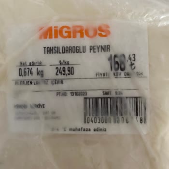 Tahsildaroğlu Ezine Peynir Ağır Koku Problemi