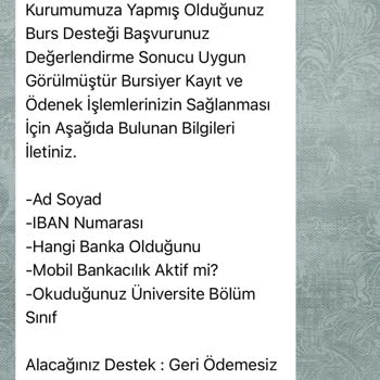 P*****a Burs Adı Altında