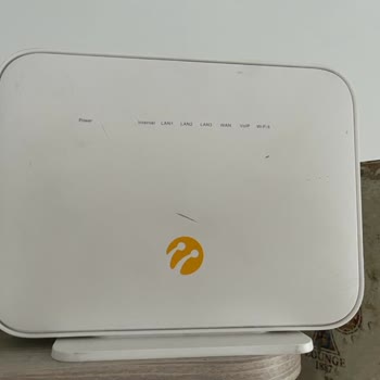 Superonline Wifi6 Modemi Eski Kullanılmış Cihaz Taktı