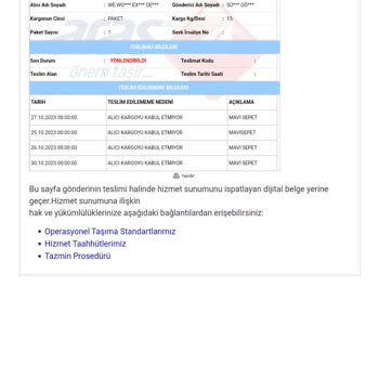 Aras Kargo Ürün İade Sorunu Ve Müşteri Mağduriyeti