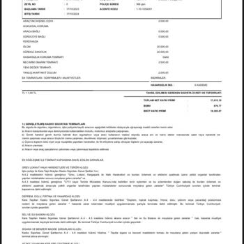 Kuveyt Türk Araç Finansmanı Fahiş Fiyata Zorunlu Kasko