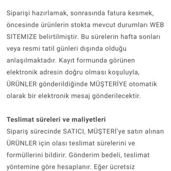 Cleany Türkiye Ürünlerin Gelmemesi