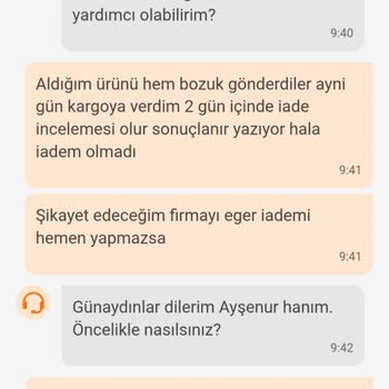 Trendyol Param İade Edilmedi.