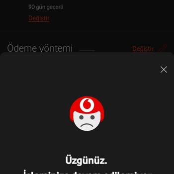 Vodafone Faturasız Hat Kolay Paket Alamama Sorunu