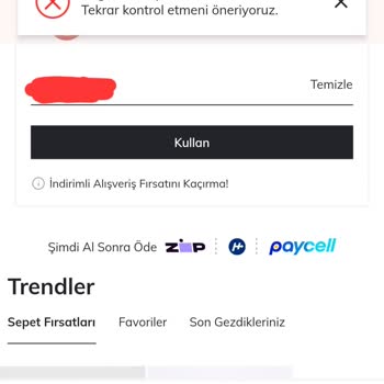 DeFacto, Garanti BBVA'NIN Verdiği Kupon Kodunu Kabul Etmiyor